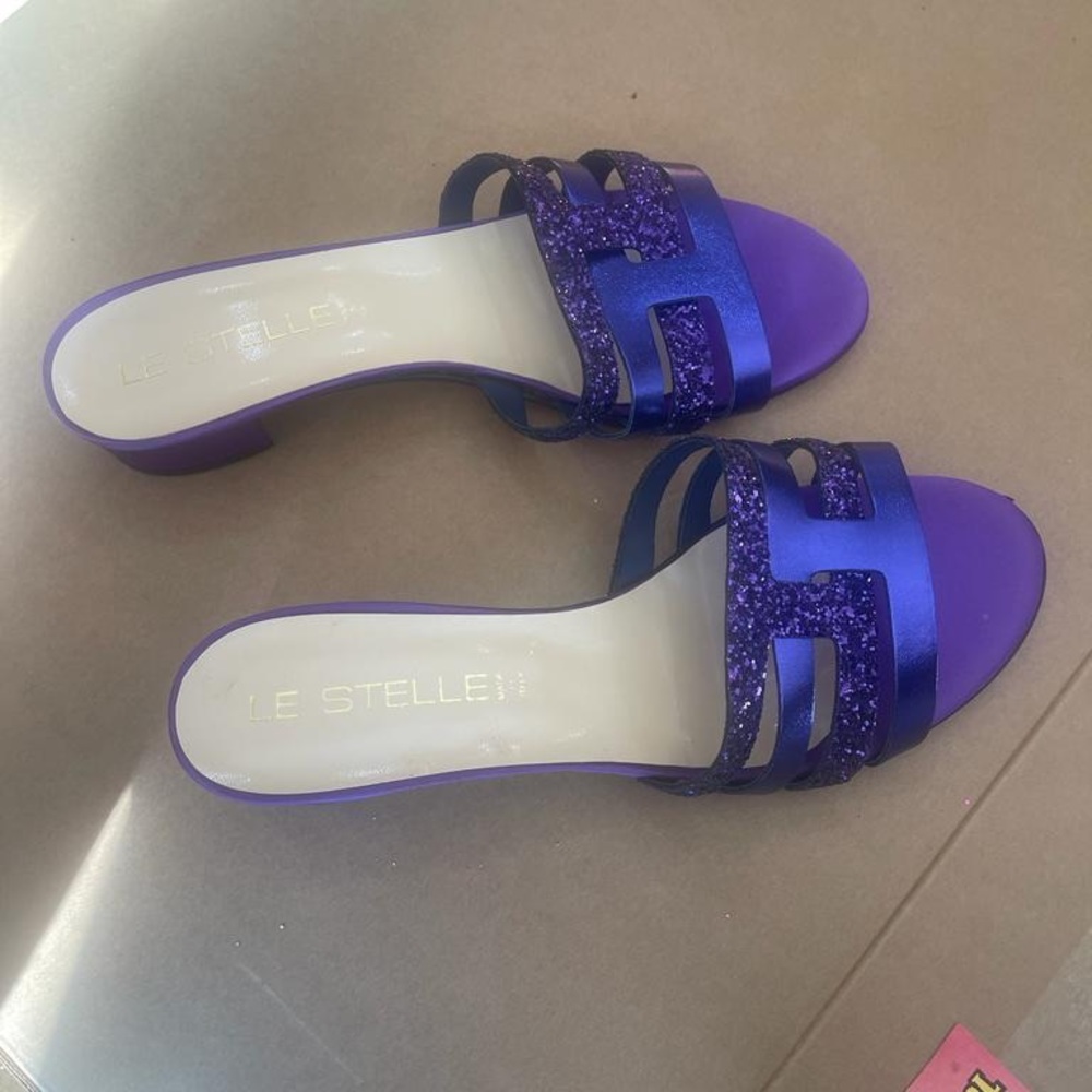 Female Italian designer LE STELLE slippers